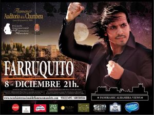 Cartel actuación Farruquito en Granada