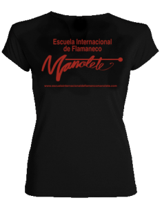 camiseta merchandising Escuela internacional de falmenco Manolete